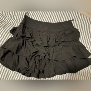 Sunday Best ARTIZIA Black Ruffled Mini Skirt